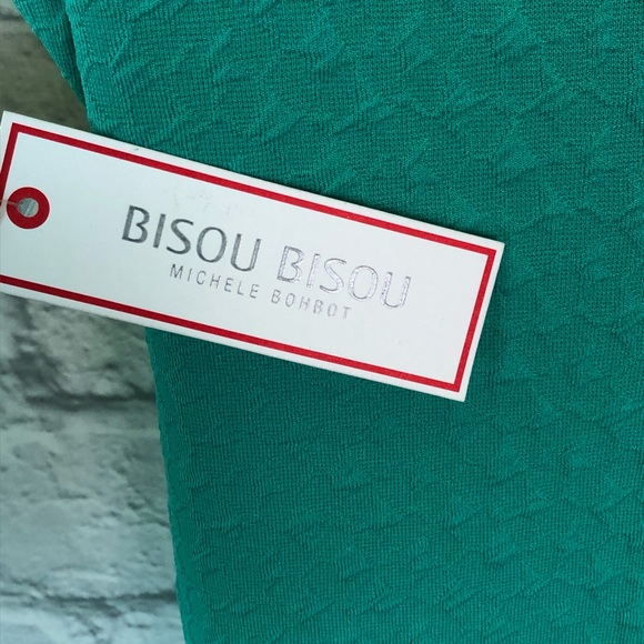 NWT Bisou Bisou turquoise teal aqua dress size 8 - Picture 3 of 5